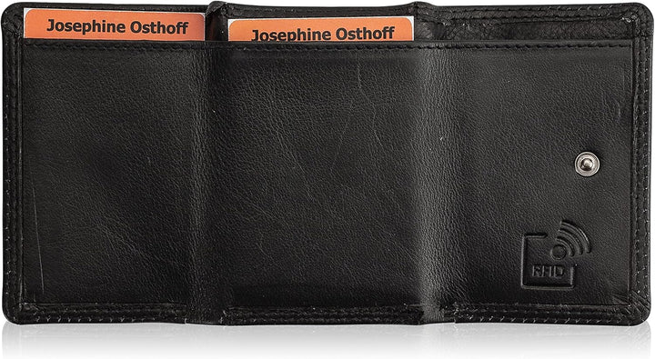 Josephine Osthoff Geldbörse Damen Portemonnaie klein KleinGeldbörse Herren Slim Münzbörse Geldbeutel