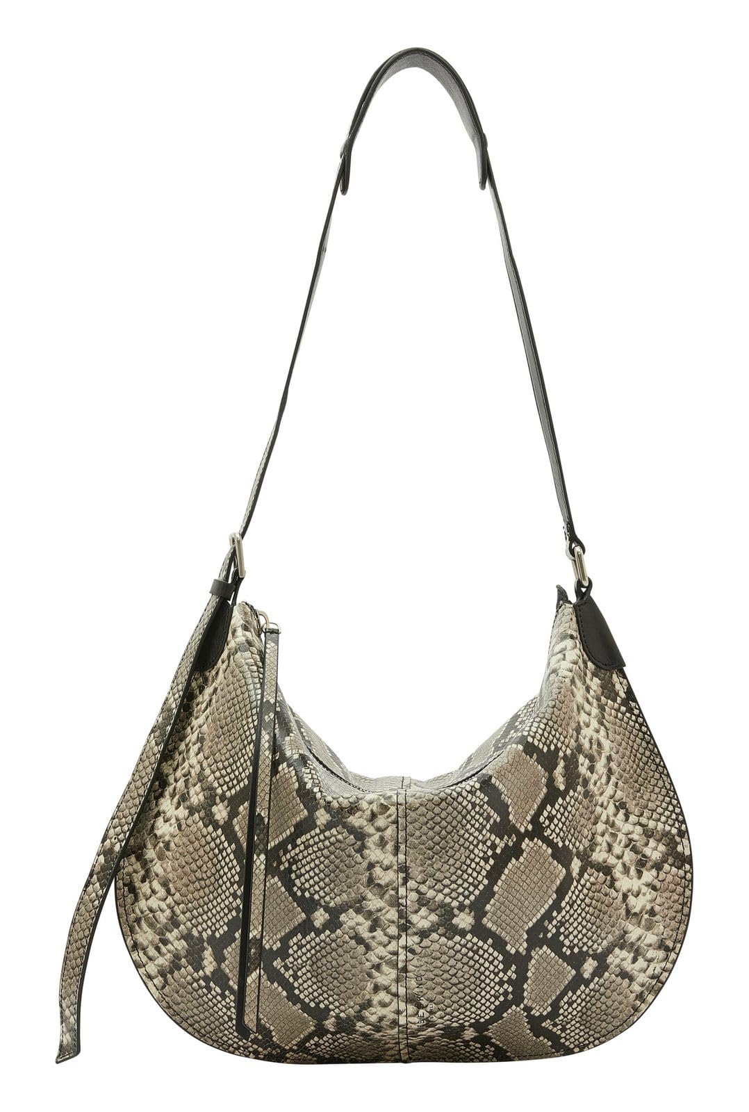 Liebeskind Berlin NAOMI MONTREAL SNAKE HOBO Schultertasche, Medium (HxBxT 34.5cm x 43cm x 0.5cm)