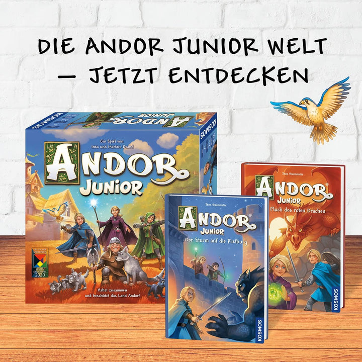 KOSMOS 698959 Andor Junior, Haltet zusammen und beschützt das Land Andor, kooperatives Kinderspiel a