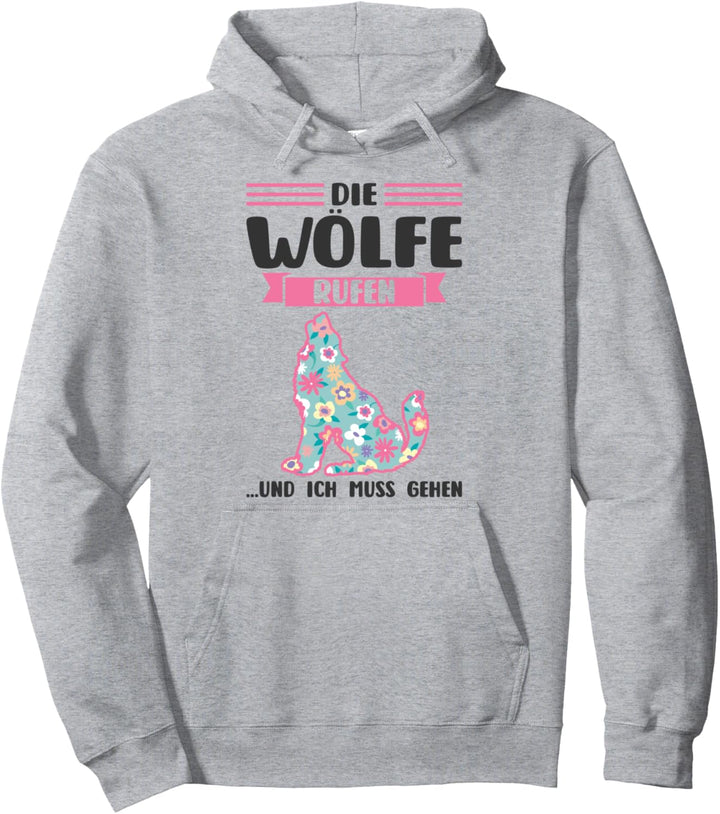 Wolf Waldtier Tier Pullover Hoodie