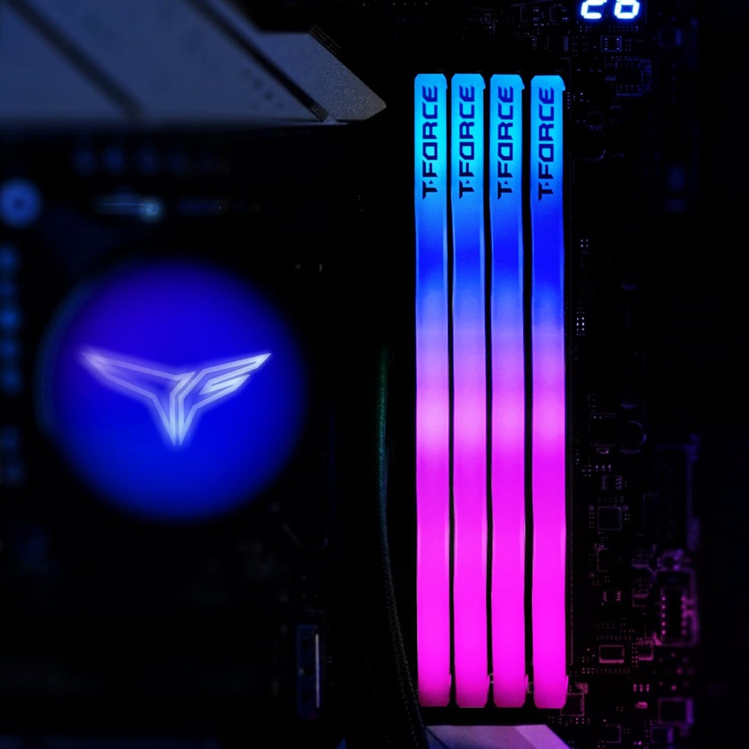 Team Delta RGB Black 32GB DDR5 7800-38, (2x16GB), FF3D532G7800HC38DDC01 32GB(2x16GB) DDR5 7800MHz 38