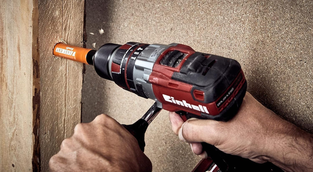 kwb Lochsäge Ø 112 mm mit hochtemperaturgelöteten, diamantgeschliffenen Zähnen, schneller Spanabfuhr