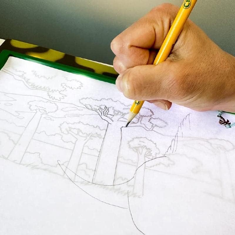 CRAYOLA – Leuchttafel Dinosaurier, Geschenk und Spielzeug für Kinder, ab 6 Jahren, 74-7497