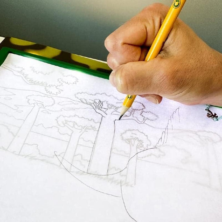 CRAYOLA – Leuchttafel Dinosaurier, Geschenk und Spielzeug für Kinder, ab 6 Jahren, 74-7497