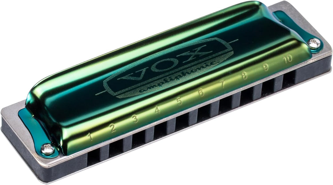 Vox - Continental Harmonica Type-1 - Racing Green - Key Amaj A Type 1, A Type 1