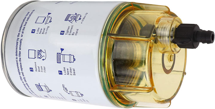 Boot Kraftstofffilter, Marine Aussenborder Kraftstofffilter Wasser- und Ölabscheider Metall-Kunststo