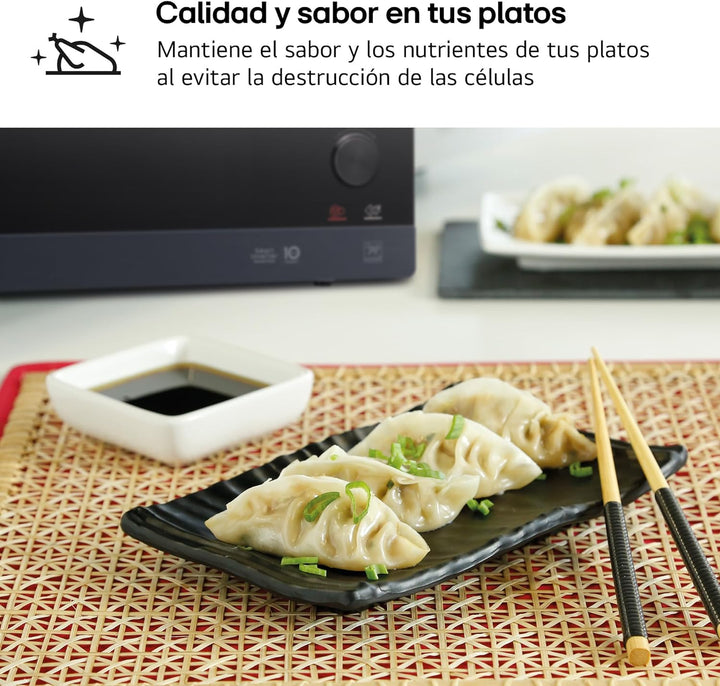 LG MH6565CPW - Mikrowelle mit Grill und digitalem Display, 25 Liter und 1000 W, LG Mikrowelle mit Sm
