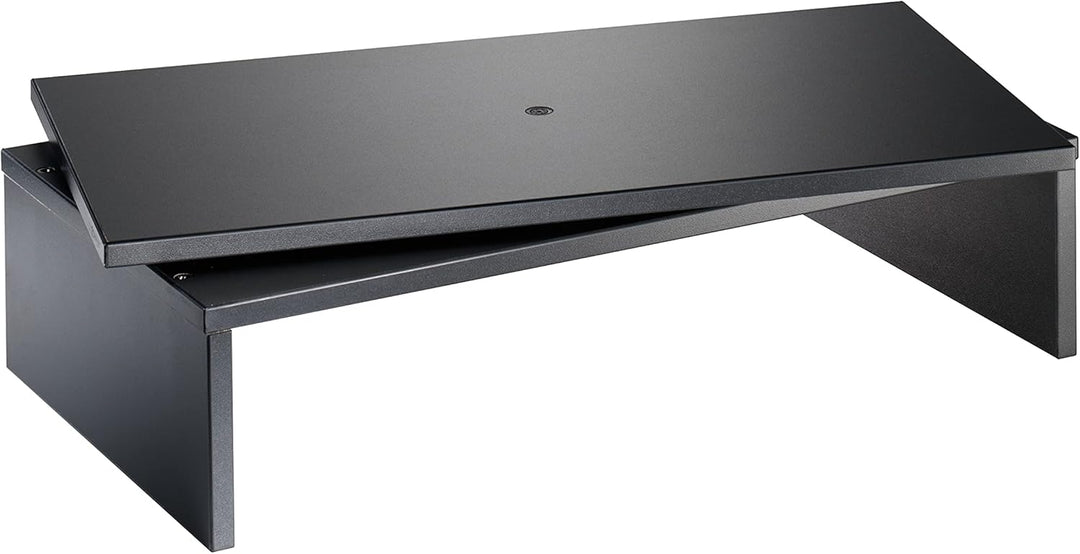Meliconi SPACE SYSTEM TV DESK, Schwenkbarer TV- und Monitorständer, um 360° Drehbarer Fuss, Belastba