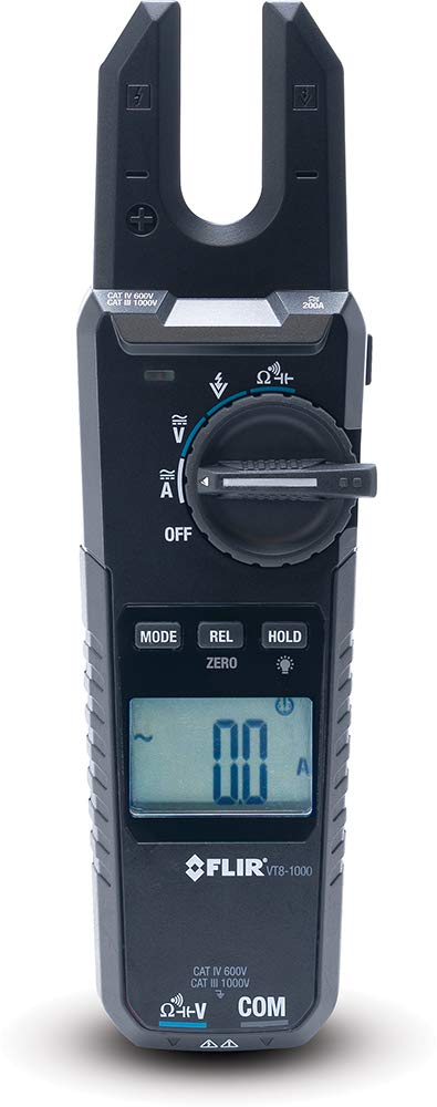 FLIR VT8-1000 Stromzange digital CAT IV 600 V, CAT III 1000V Anzeige (Counts): 6000 Sicherheit, Sich