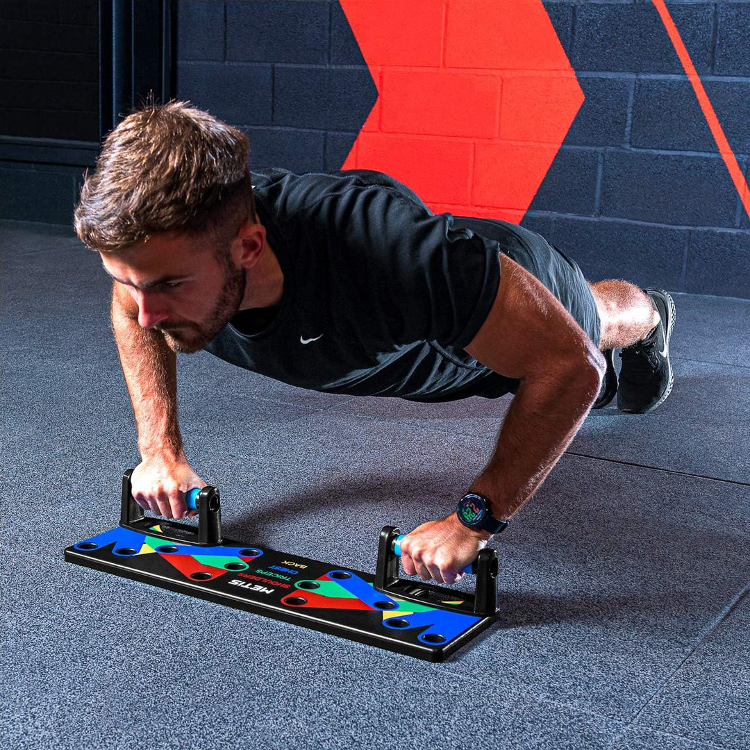 METIS Push Up Board & Push Up Handles - Klappbare Trainingsausrüstung | Training Rack - Indoor Fitne