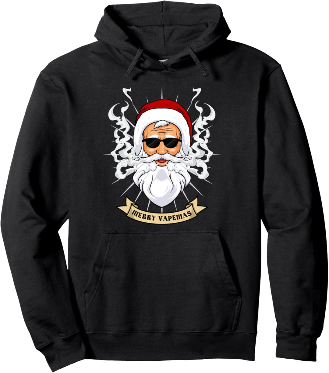 Dampfender Weihnachtsmann - Merry Vapemas - Vape Geschenk Pullover Hoodie