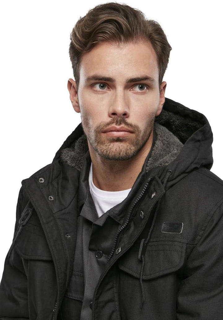 Brandit Marsh Lake Parka, S Schwarz