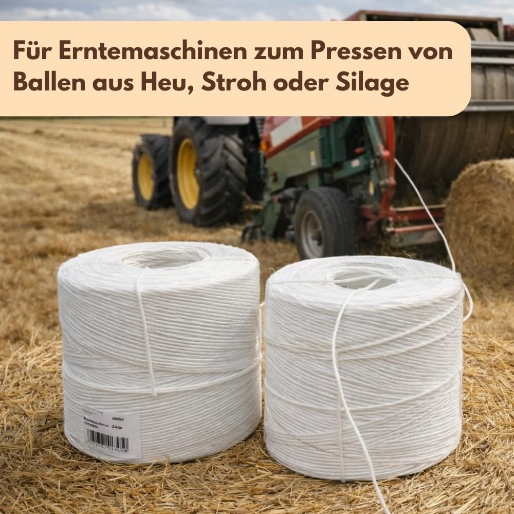 GarPet Bindegarn 1000m Gartenschnur Pflanzschnur Bindeschnur Schnur Garn Pressengarn Paketschnur PP
