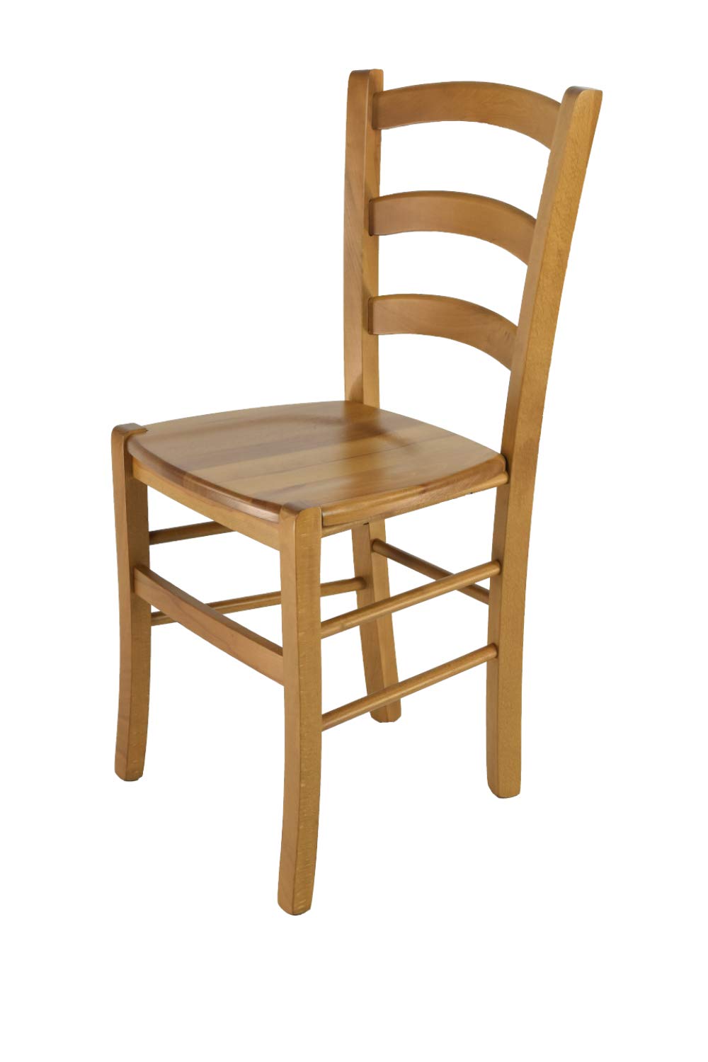 t m c s Tommychairs - Stuhl Venice für Küche und Esszimmer, Robuste Struktur aus lackiertem Buchenho