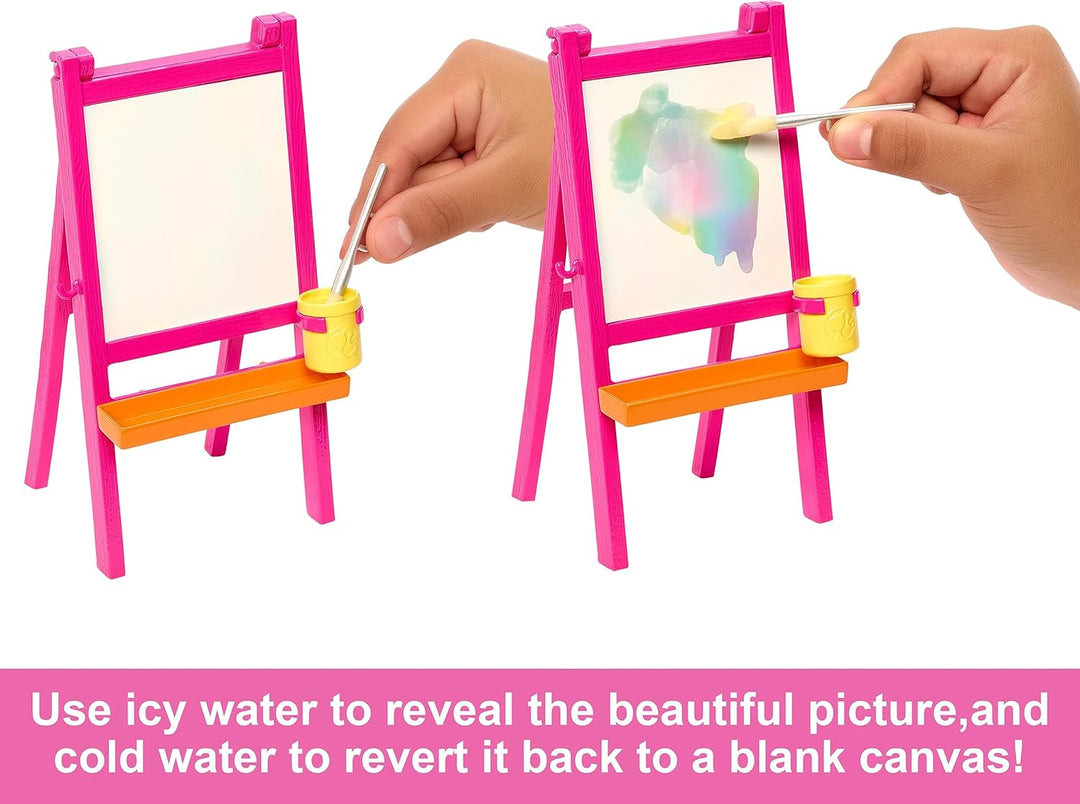 BARBIE Skipper erste Jobs - Spielset mit 3 Puppen und 15+ Zubehörteilen für Babysitting-Geschichten,