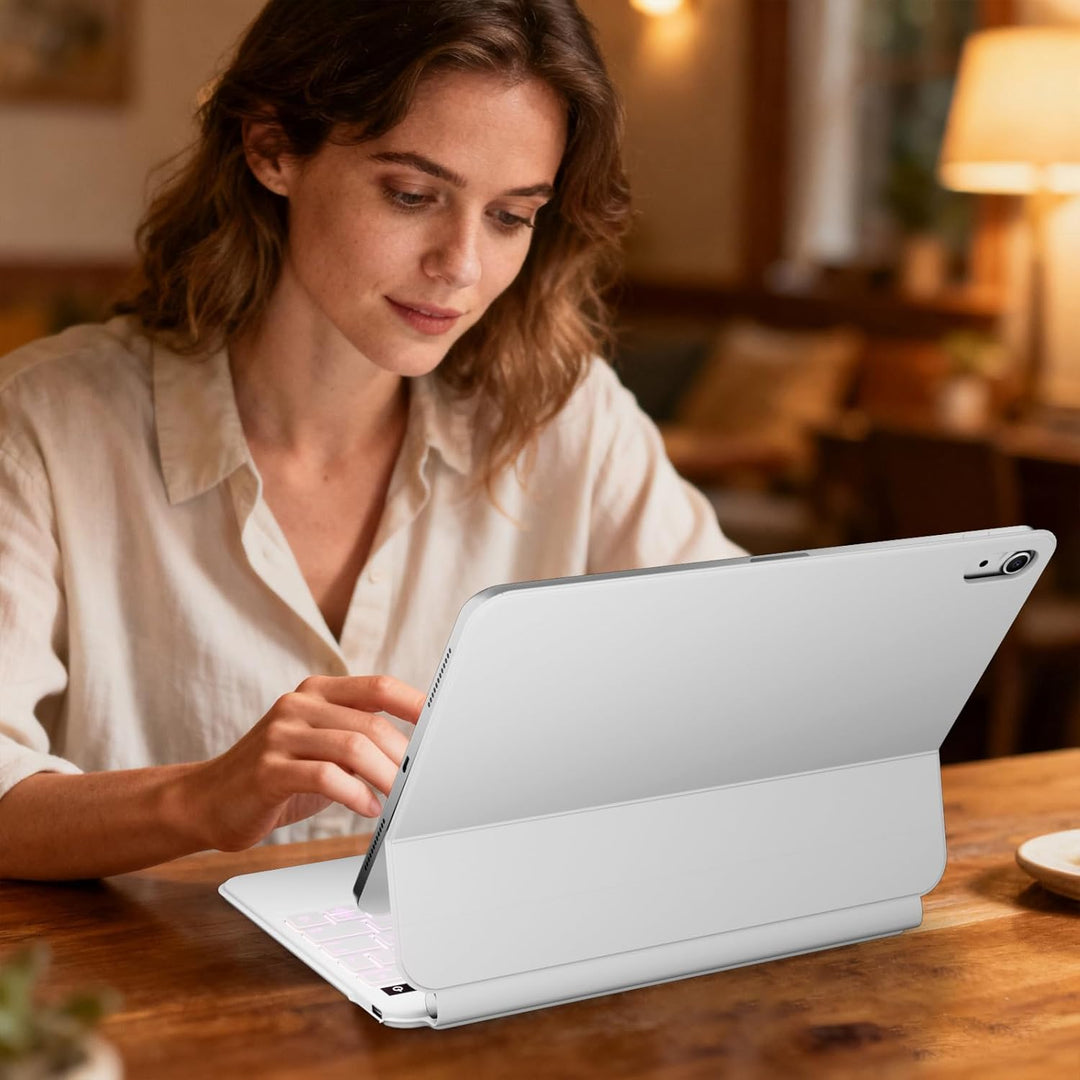 Magnetische Tastatur Hülle für 11 Generation 2025 A16 11 Zoll, iPad 10 Generation 10,9 Zoll, Tastatu