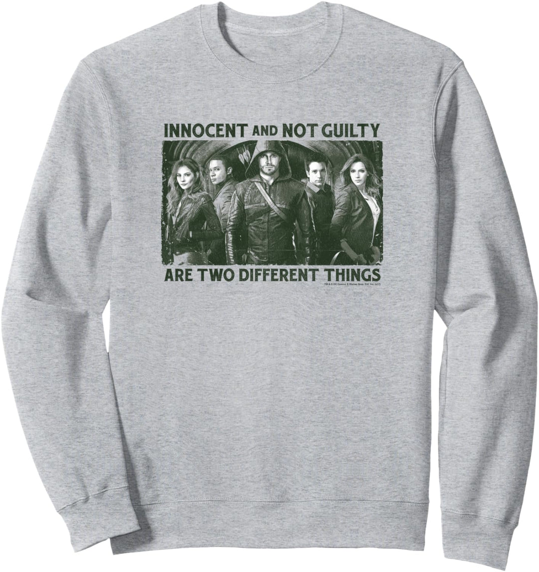 Arrow TV Series Not Guilty Sweatshirt