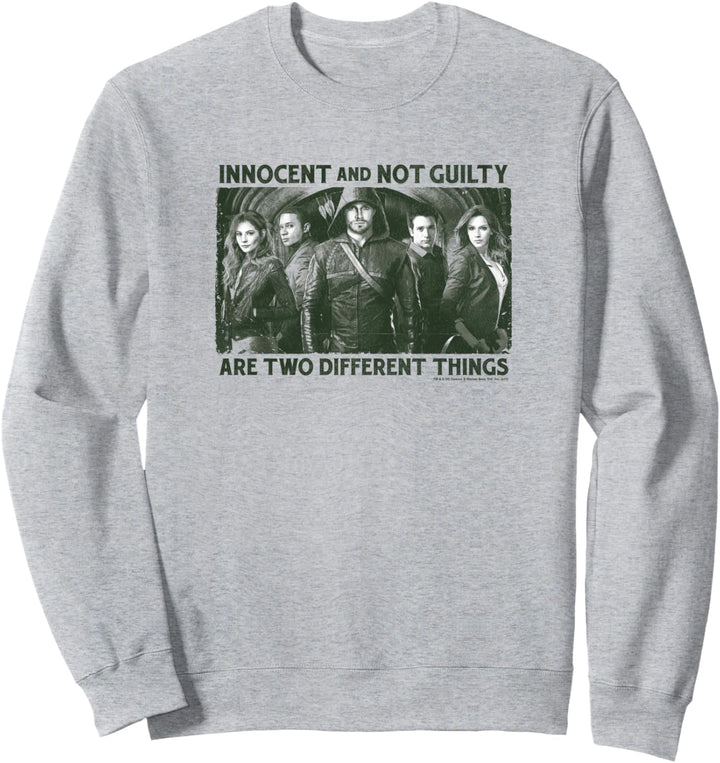 Arrow TV Series Not Guilty Sweatshirt