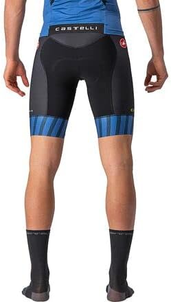 CASTELLI Herren Shorts XS Cobalt Blue/Elecrtic Lime, XS Cobalt Blue/Elecrtic Lime