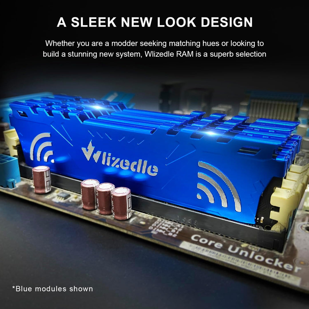 DDR3 16GB Kit (2x8GB) Desktop Arbeitsspeicher 1333MHz CL9 UDIMM Wlizedle Tischcomputer RAM PC3-10600