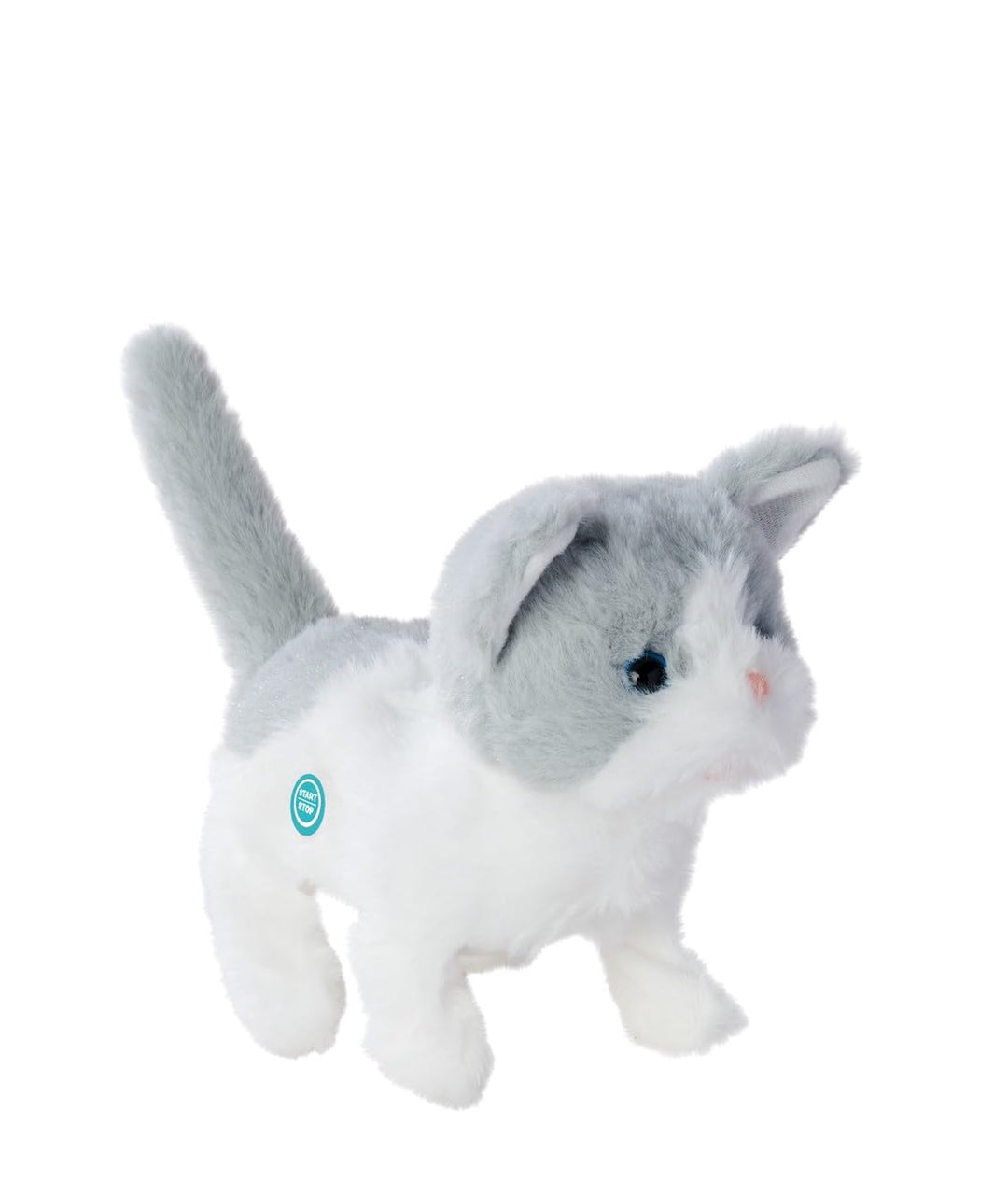 Simba PetZoo Kitty, Spielzeug Haustier, mit Sound, läuft und wackelt mit dem Schwanz, Try me, 19cm,