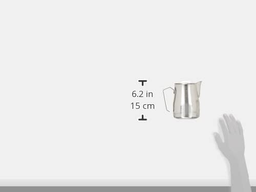 Motta 0901/08 Milchkännchen Europa aus Edelstahl, 1000 ml 33.8-Floz Edelstahl, 33.8-Floz Edelstahl