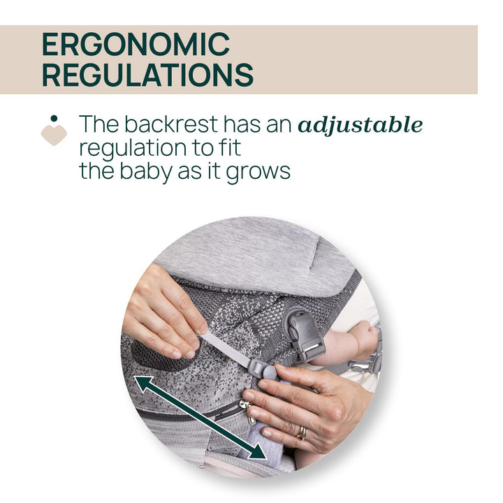 Chicco Airy Hip Fit Ergonomische 3-in-1 Babytrage, Abnehmbarer Basis-Support zur Gewichtsverteilung,