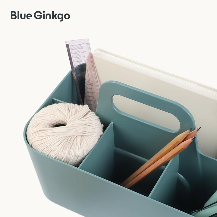 BLUE GINKGO Stapelbarer Organizer-Caddy – Tragbare Aufbewahrung aus Korea für Bad, Büro, Bastel- ode
