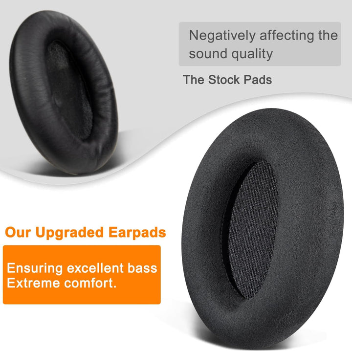 SOULWIT Micro Suede Professionelle Ersatz Ohrpolster für Sony WH-1000XM3 (WH1000XM3) Over-Ear-Kopfhö