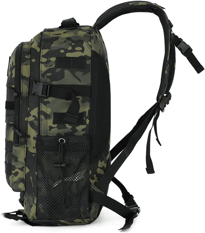 FALKENSTEJN Rucksack für Freizeit Outdooraktivitäten Schule Arbeit Multifunktionsrucksack Woodland 3