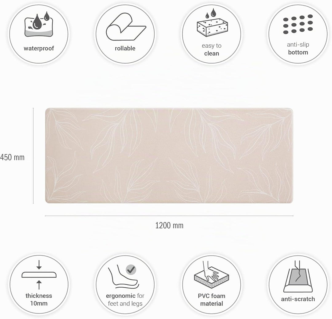 Paco Home Küchenteppich Küchenmatte Küchenläufer PVC rutschfest Teppich Läufer Für Küche Fussmatte V