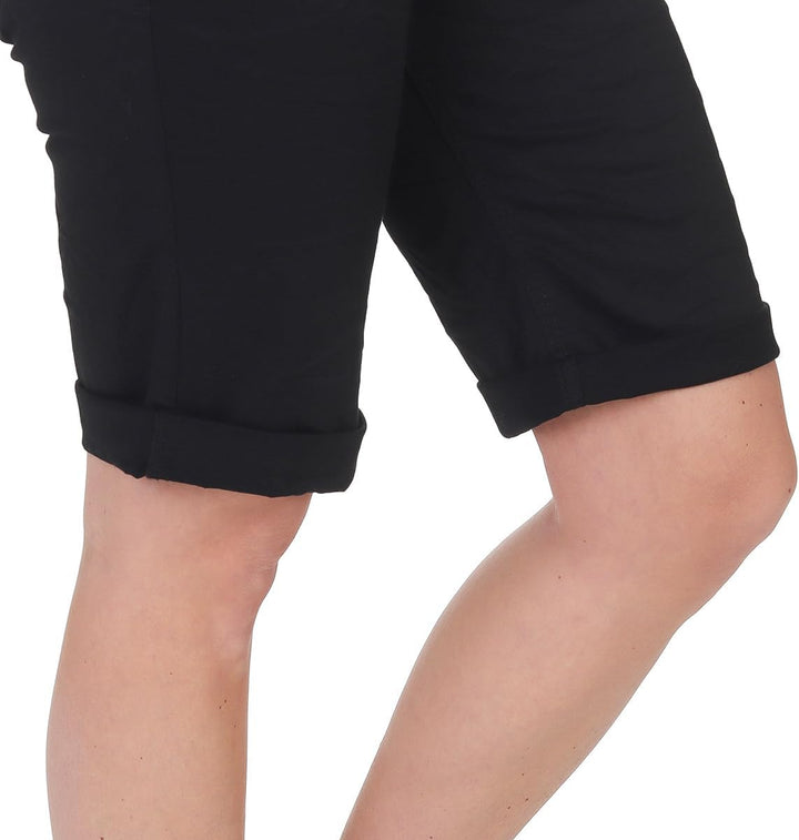 Buena Vista Jeans Hosen Damen - Malibu Short - Stretch Twill - Black - Gr. XL