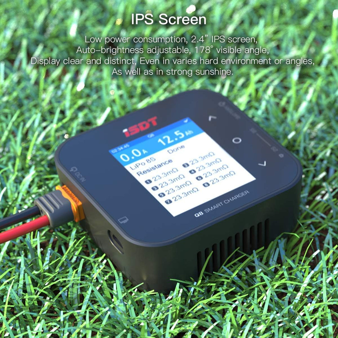 ISDT Q8 Max 1000W 30A Lipo Akku Balance Ladegerät Smart Digital Ladegerät für RC 1-8S Akku Batterien