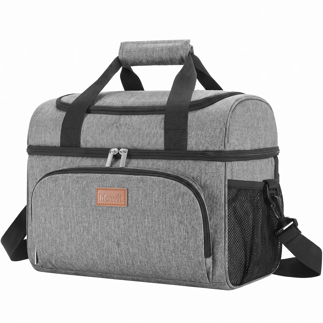 Lifewit Grosse Kühltasche 14.6L 18 Dosen, Kühlbox Faltbar, Isolierte Lunch Tasche, Leichte, Tragbare