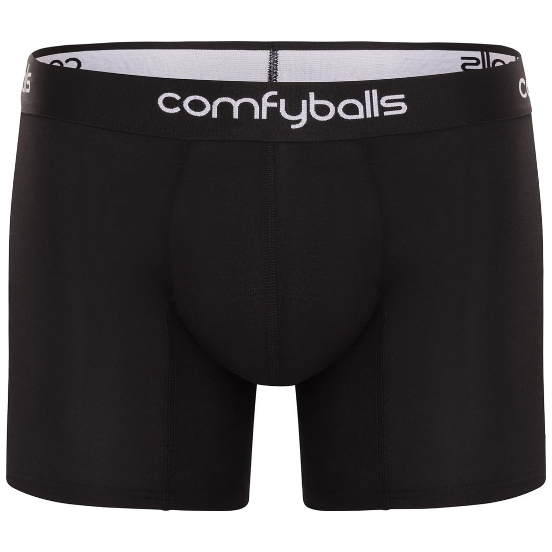 Comfyballs Premium Boxershorts aus weichem Lyocell-Gewebe, Boxershorts in Lang-Modell, Herren-Boxers