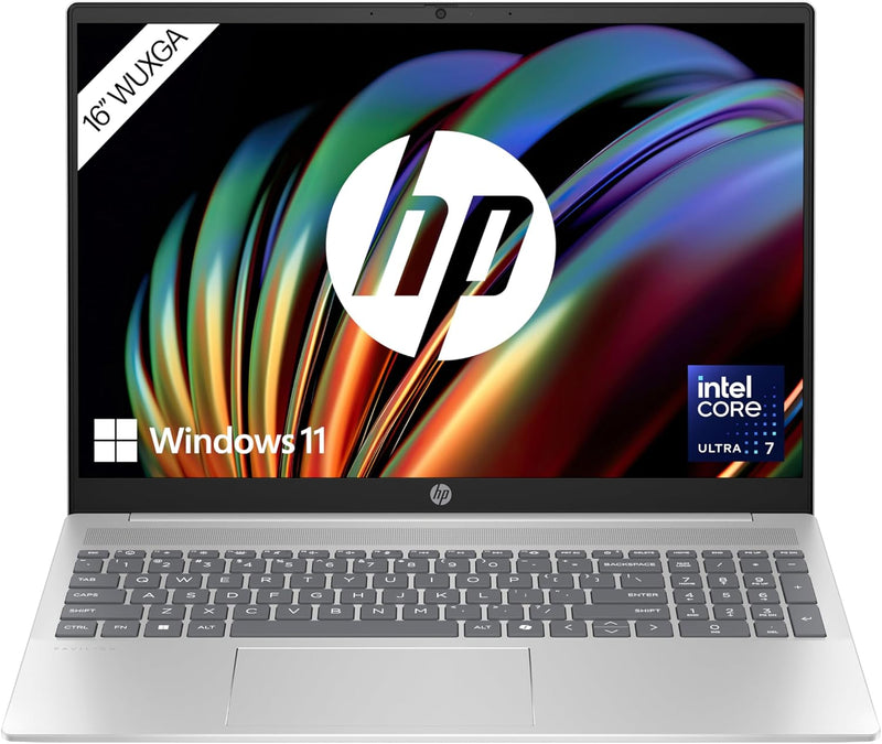 HP Pavilion Laptop, 16" WUXGA-Display, Intel Core Ultra 5 125U, 16 GB DDR5 RAM, 1 TB PCIe NVMe SSD,