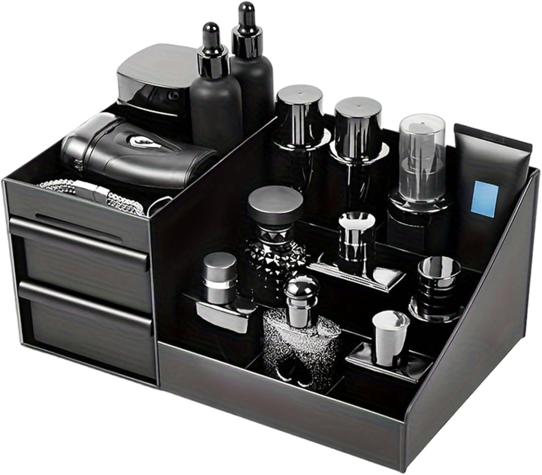 Parfümständer Parfüm Organizer, Plastikkommode Organizer mit Schublade, 3 -stufige Displayständer, R