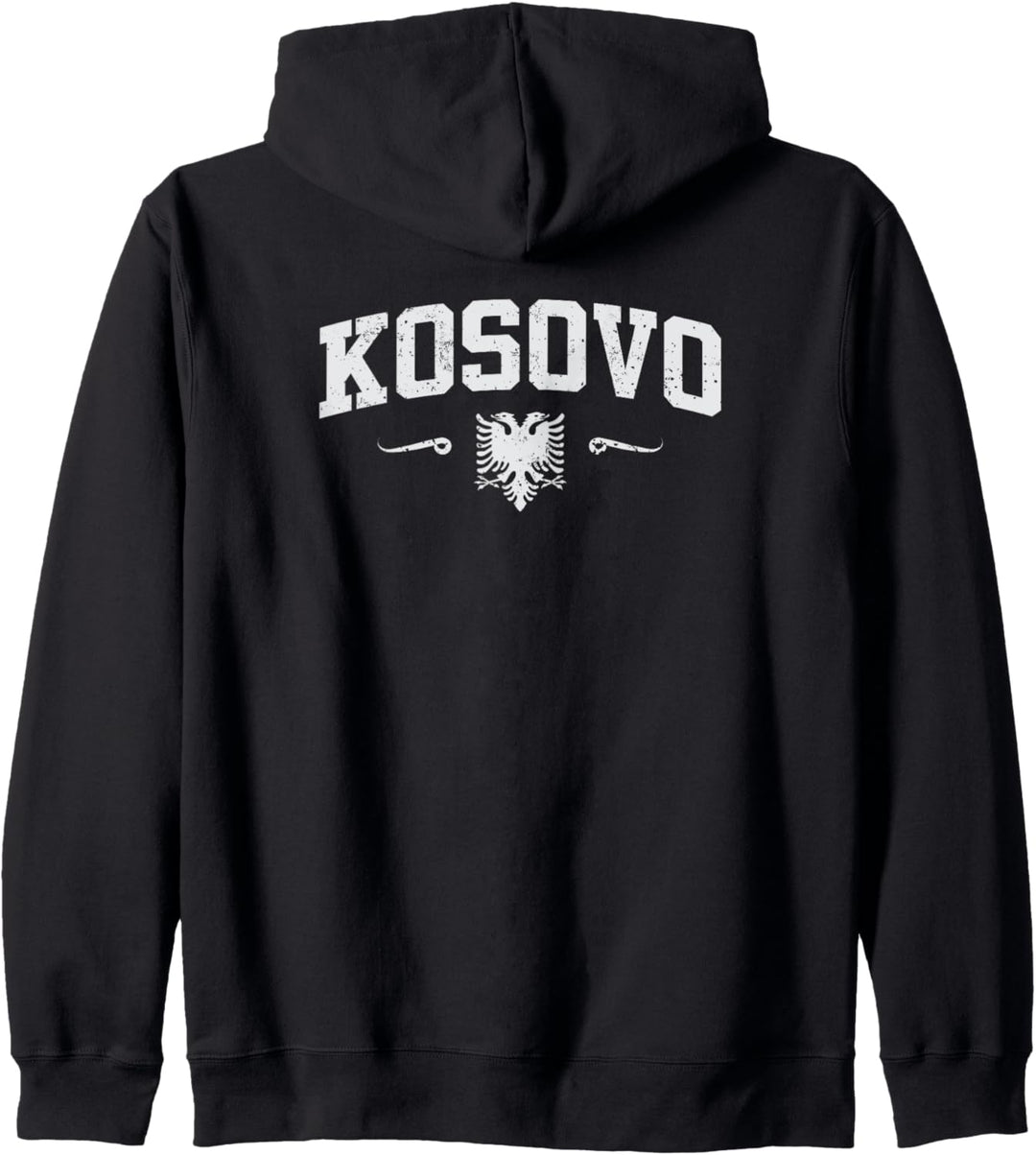 Kosovo Original mit Doppeladler Kapuzenjacke