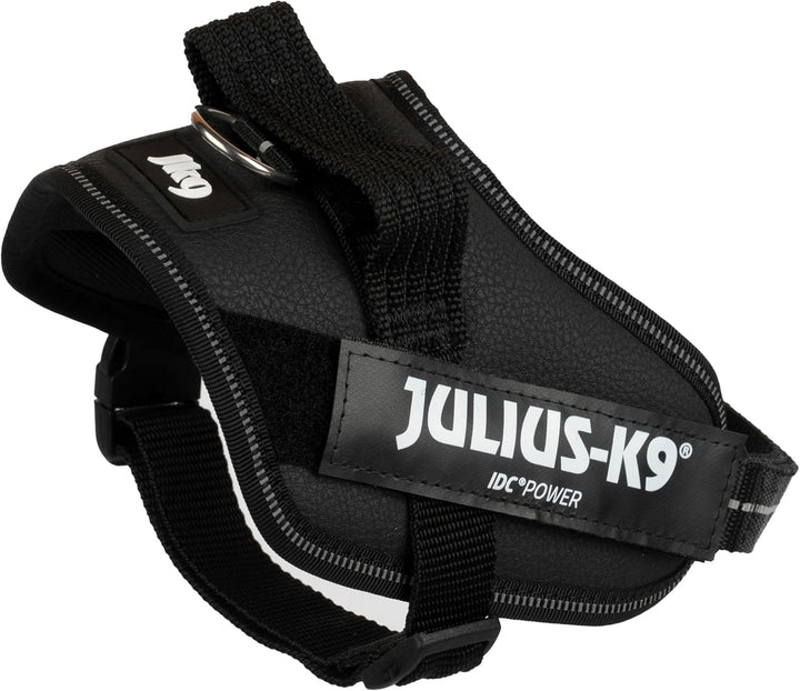 IDC Powerharness, Size: Mini-Mini/XS, Black - Faux Leather Black - Faux Leather XS/Mini-Mini, Black