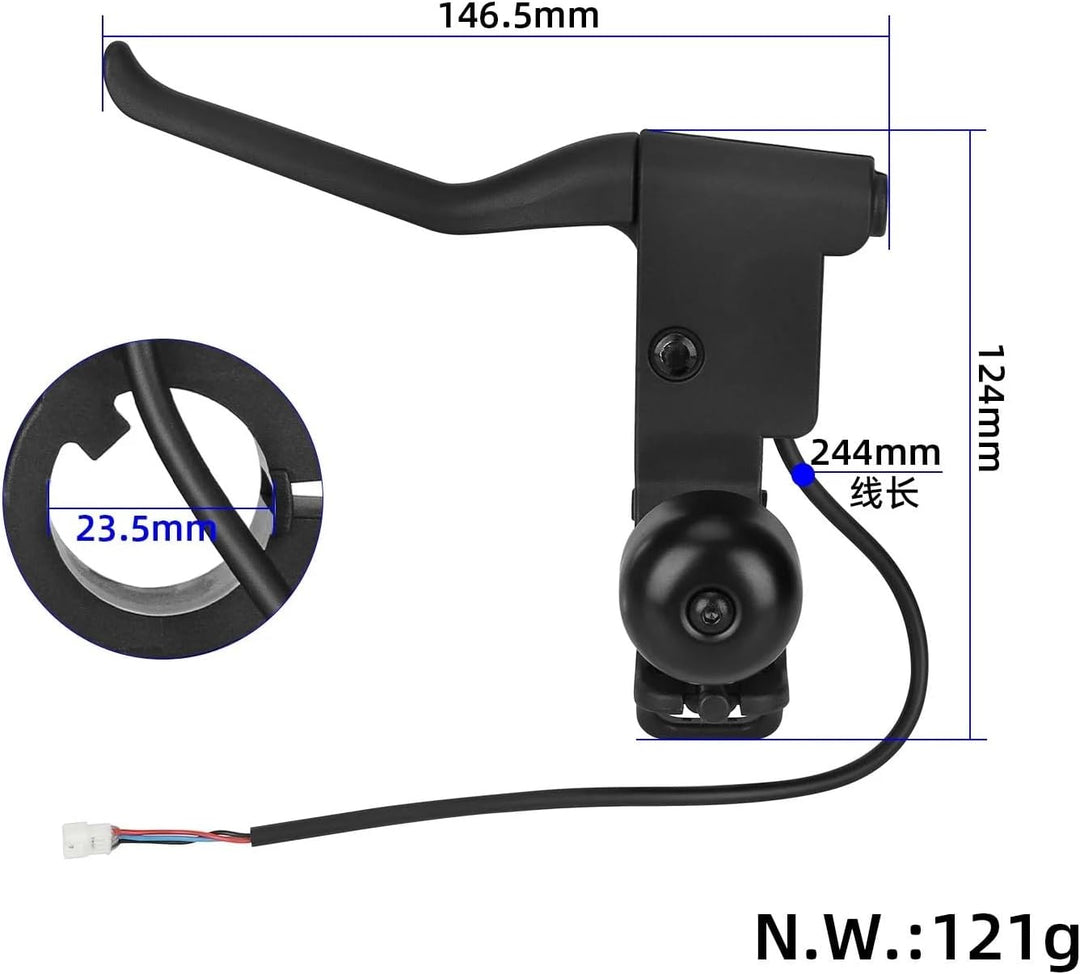 myBESTscooter – Linker Bremshebel mit Klingel für Xiaomi 5, 5 Max, 5 Pro, Mi5 Elektroroller