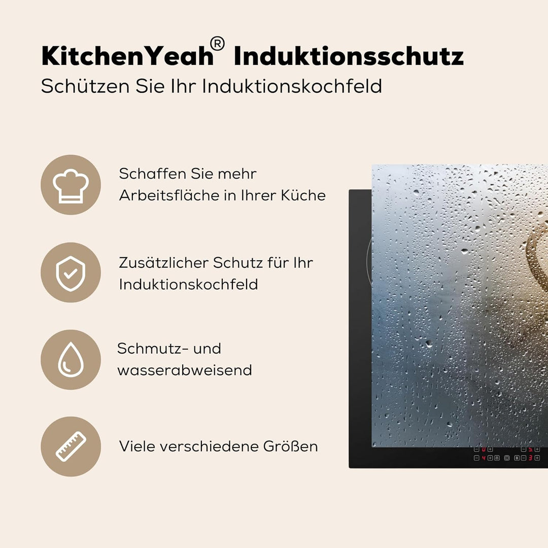 KitchenYeah© Herdabdeckplatte Einteilig Ceranfeld Abdeckplatte Küche Deko Ceranfeldabdeckung Herdabd