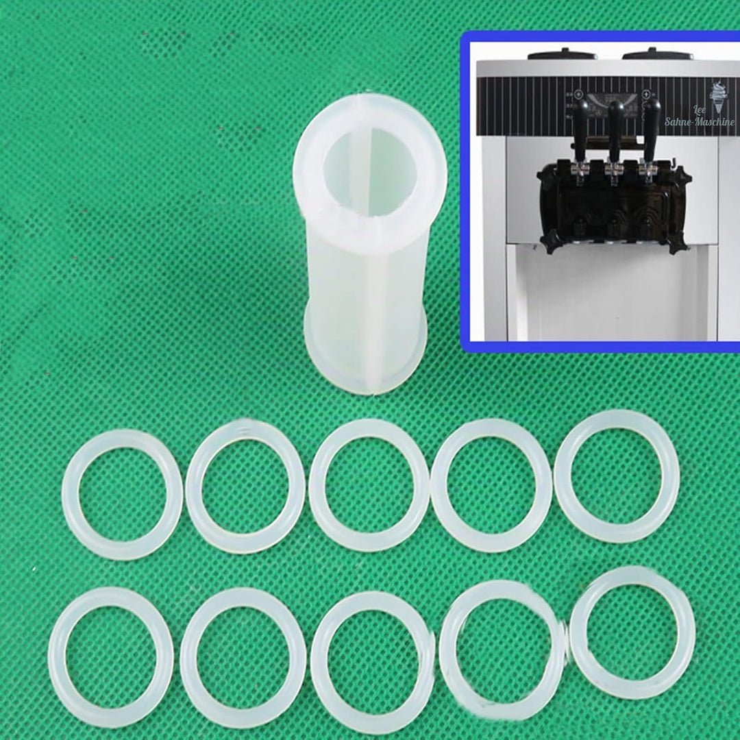 LICHIFIT Lebensmittelqualität Eismaschine Gummiring Dichtungsring Tube für YIKAFU YKF für COOCO Soft