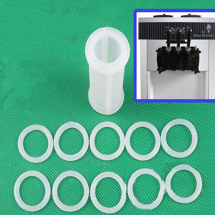 LICHIFIT Lebensmittelqualität Eismaschine Gummiring Dichtungsring Tube für YIKAFU YKF für COOCO Soft