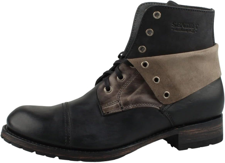 Sendra Herren Stiefel 11934 Schwarz/Grau 41 EU Schwarz Grau, 41 EU Schwarz Grau