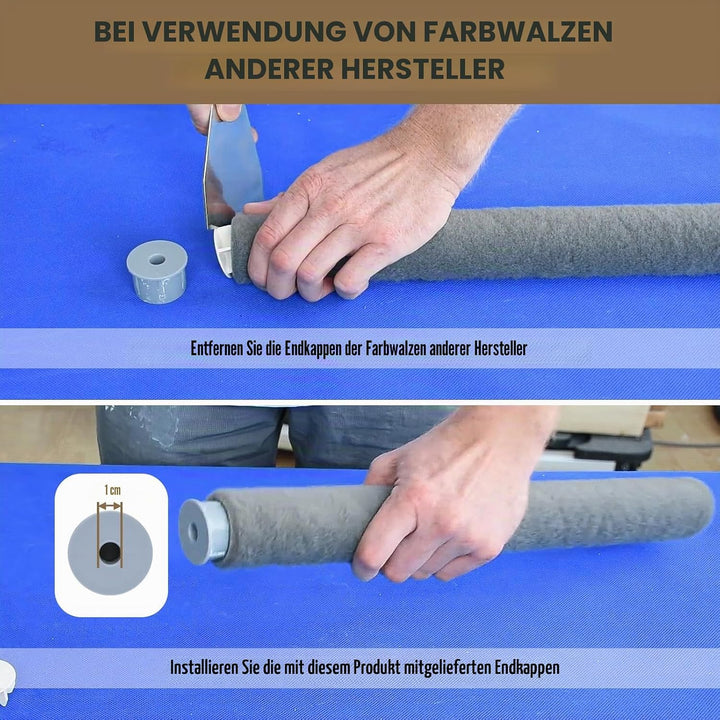 ROLLINGDOG 45,7 cm grosser Farbroller Rahmen – verstellbar von 30,5 cm bis 45,7 cm für grosse Fläche