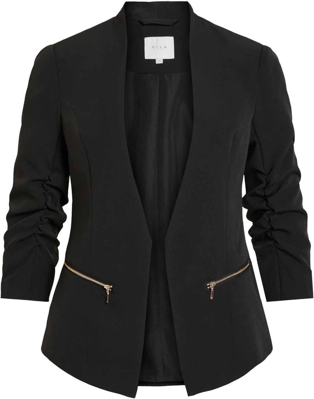 Vila Damen Blazer 36 Schwarz, 36 Schwarz