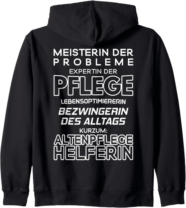 Meisterin Der Probleme Altenpflegehelfer Kapuzenjacke