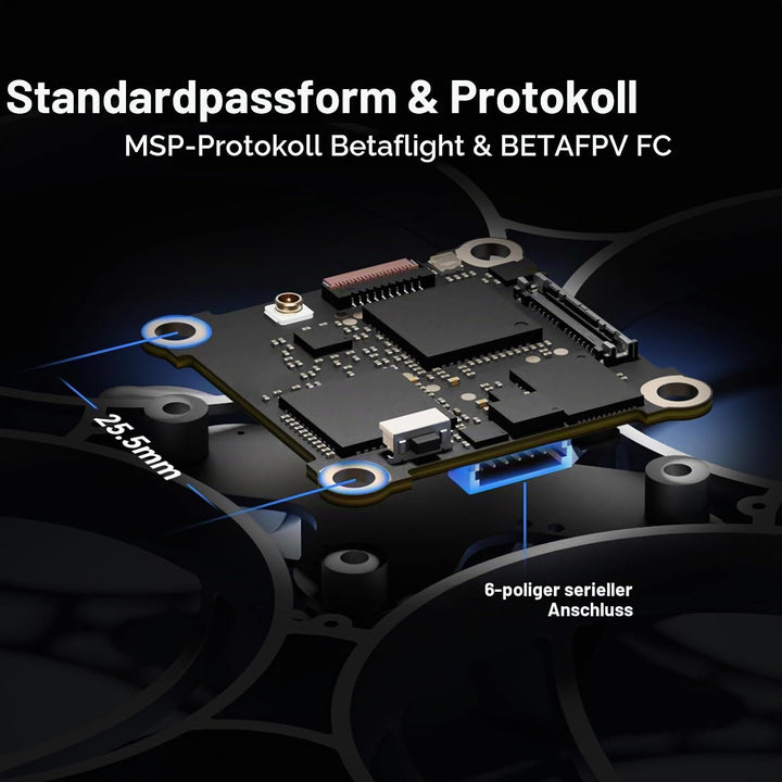 BETAFPV P1 Air Unit HD VTX with 1080P/60FPS, 60ms Low Latency, 5KM Max Range, 1/2.9&