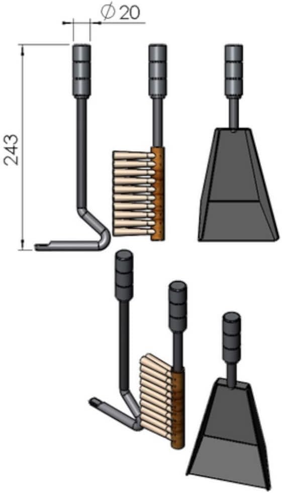 TermaTech | Kaminbesteck für Kaminöfen