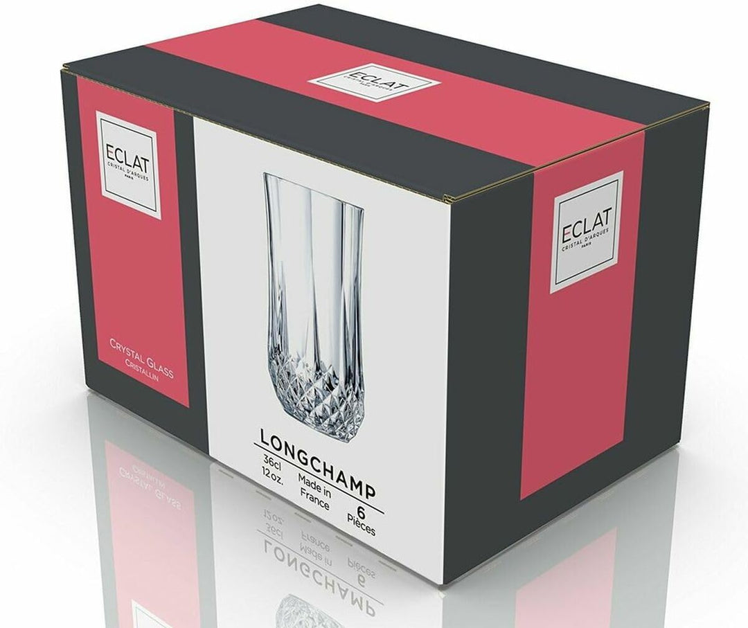 Cristal d'Arques Longdrinkgläser, Glas, Transparent, 6 Stück (1er Pack),